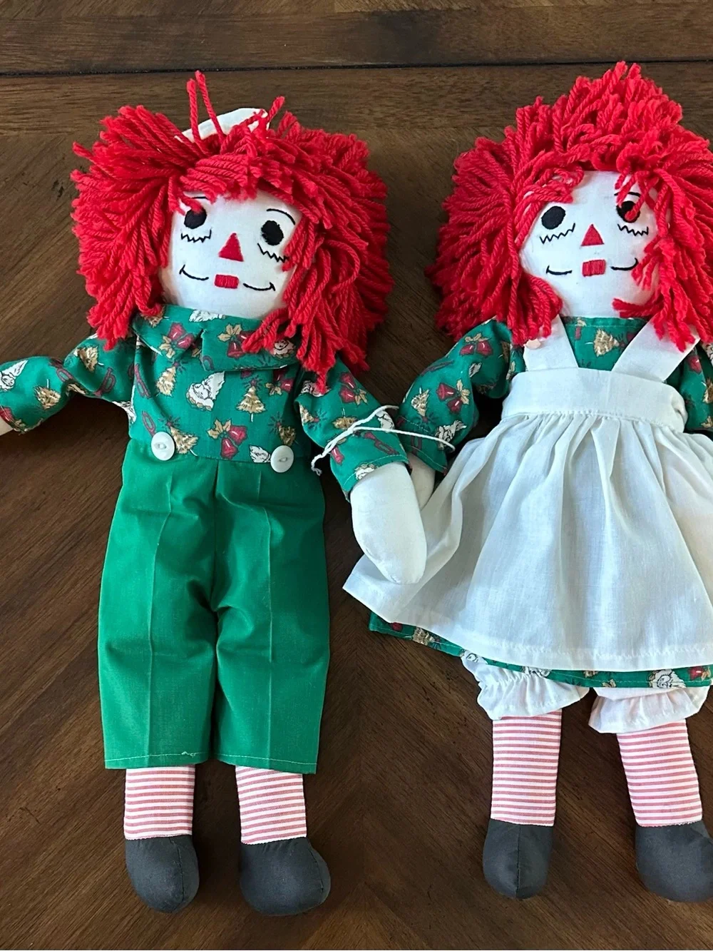 Vintage - Excellent Condition - Hasbro   Raggedy Ann & Andy Dolls